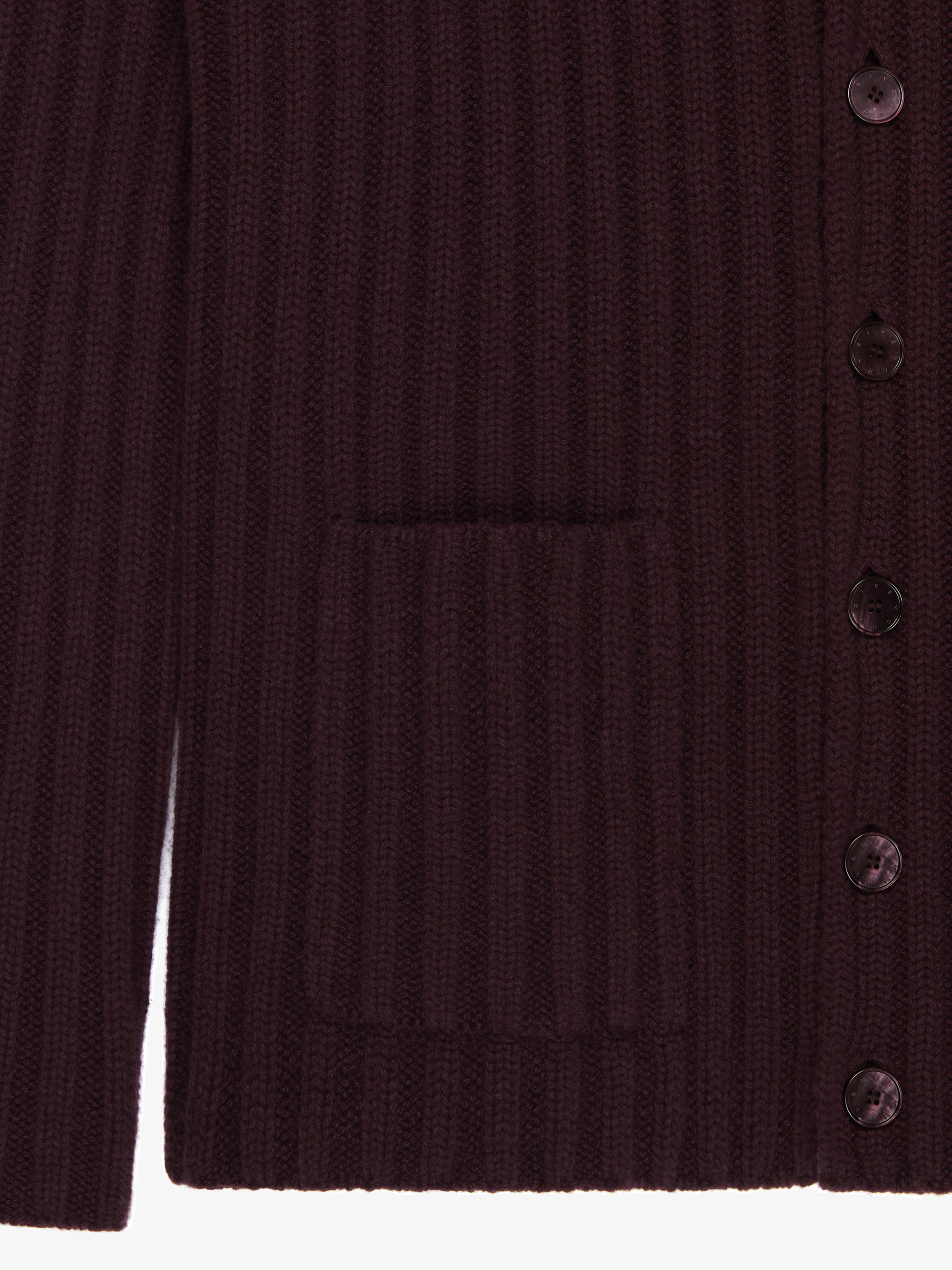 SCOOP NECK CARDIGAN WITH POCKETS
