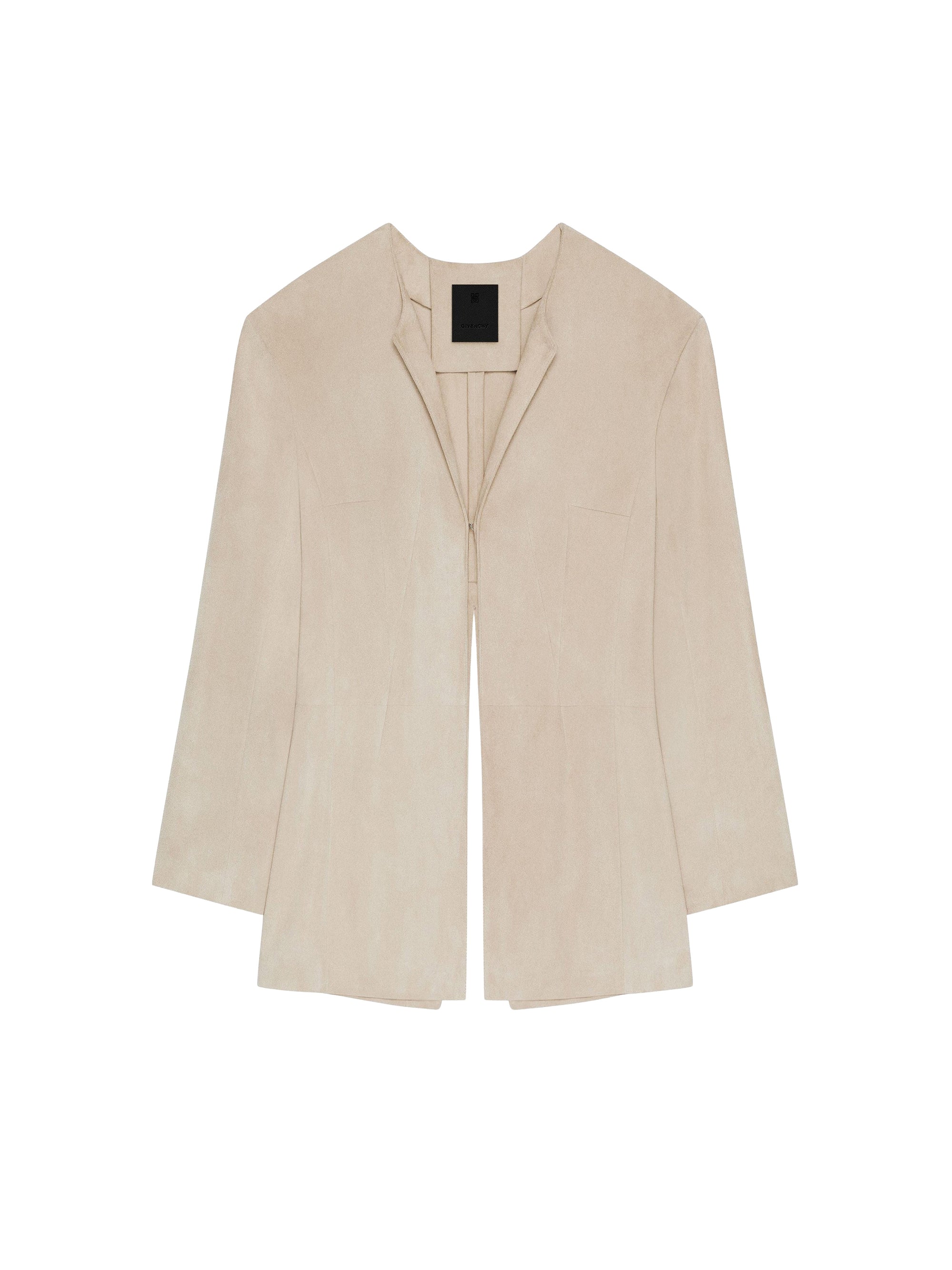 Veste à détail 4G Liquid en suède - Sand