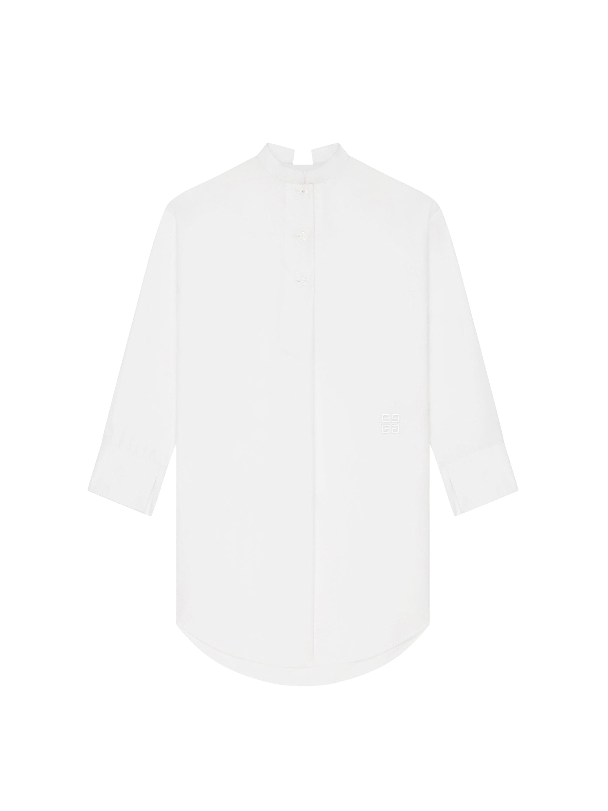 EMB SHIRT DRESS