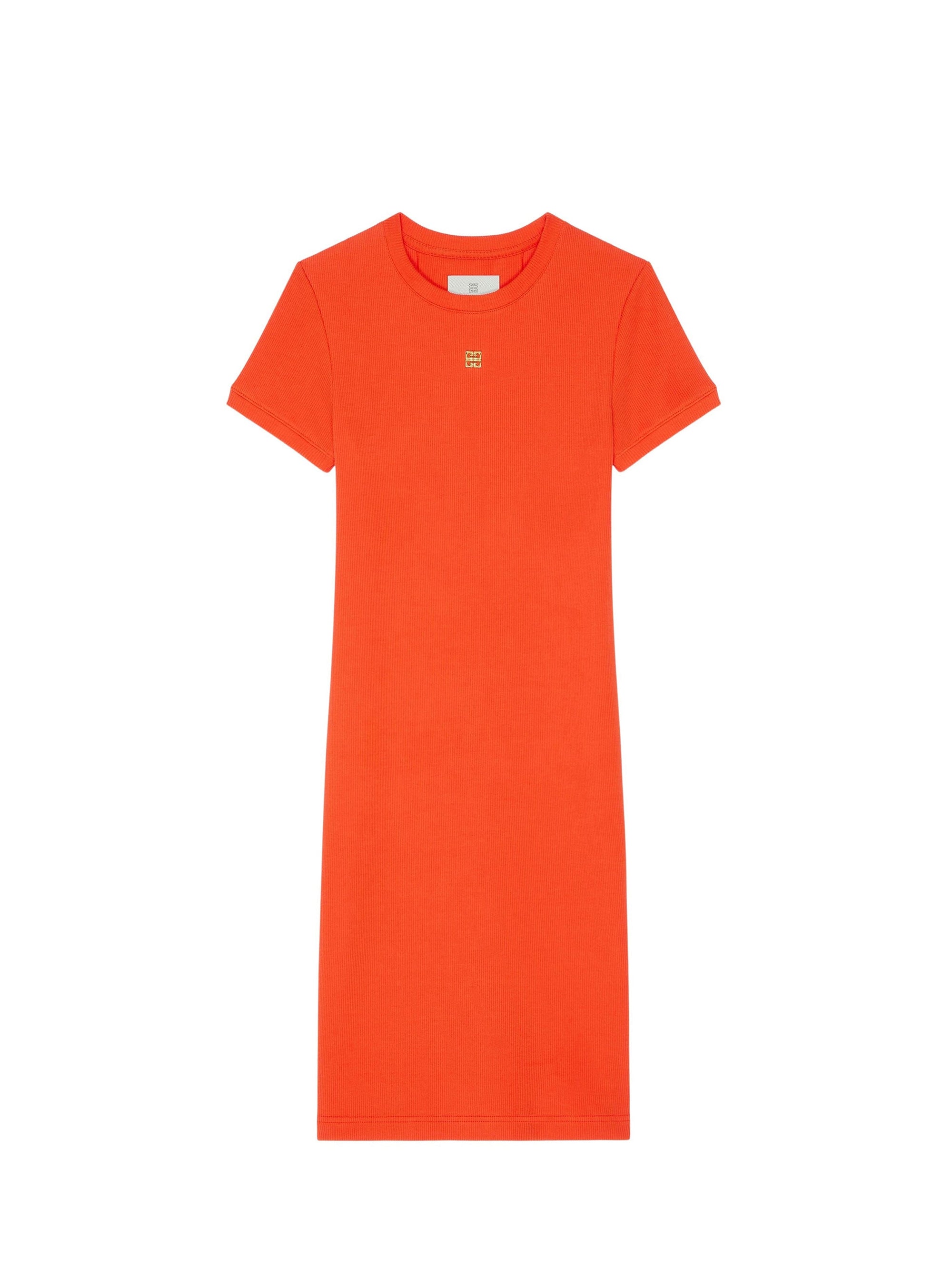 4G SHORT SLEEVES RIB TANK DRESS
