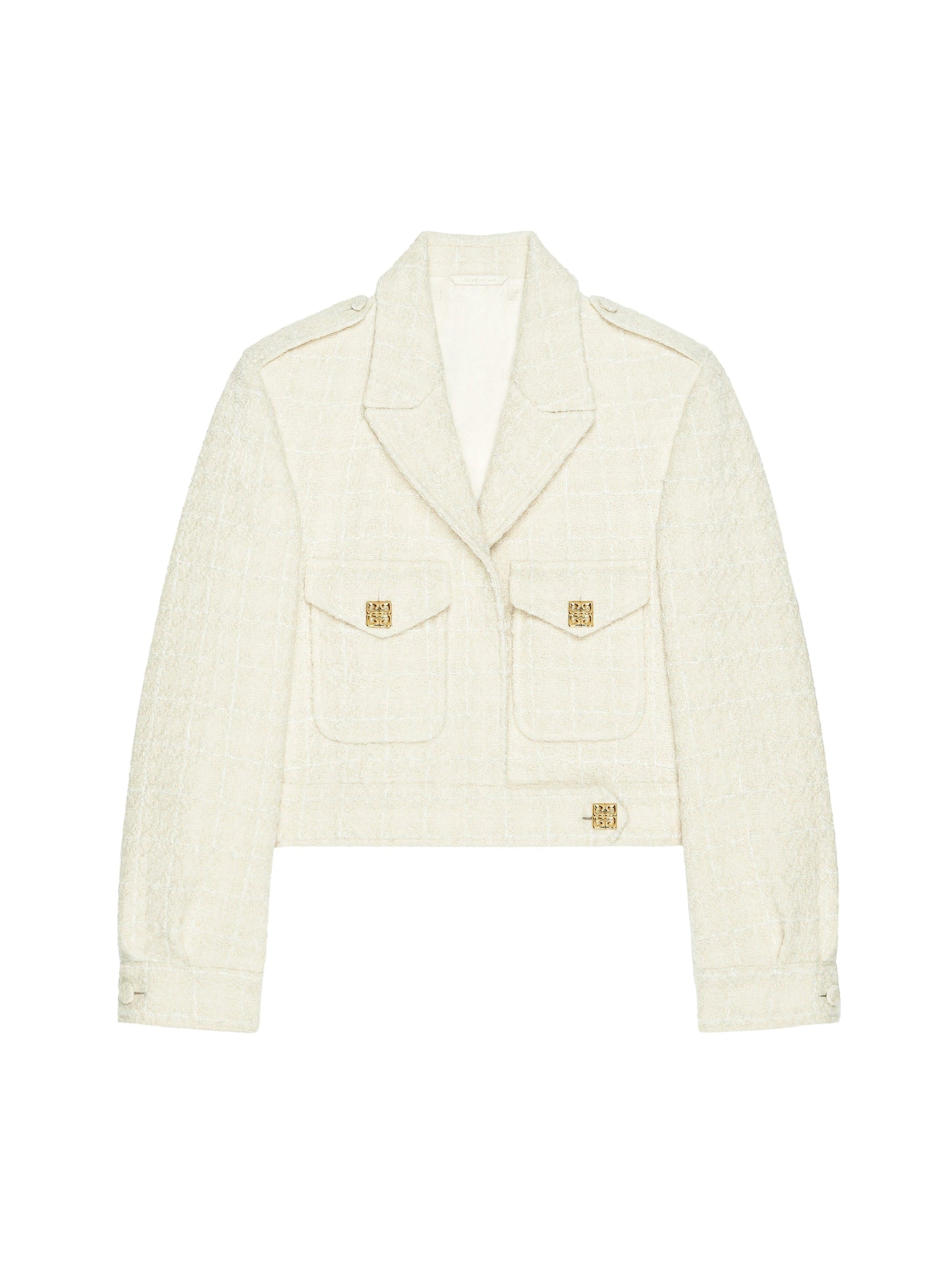 MILITARY CROPPED JACKET