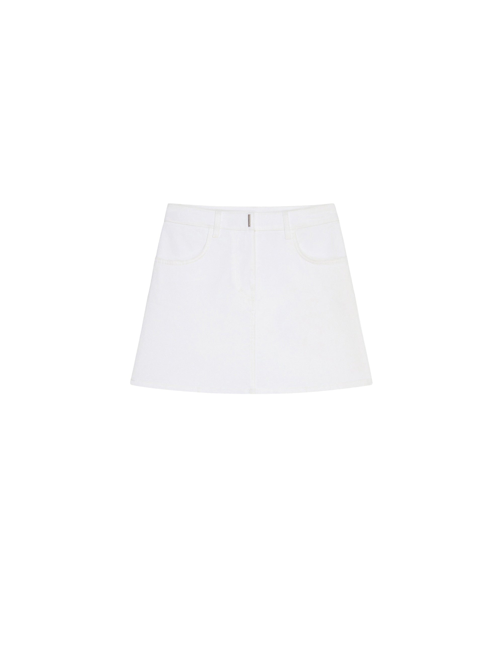 A LINE DENIM SKIRT