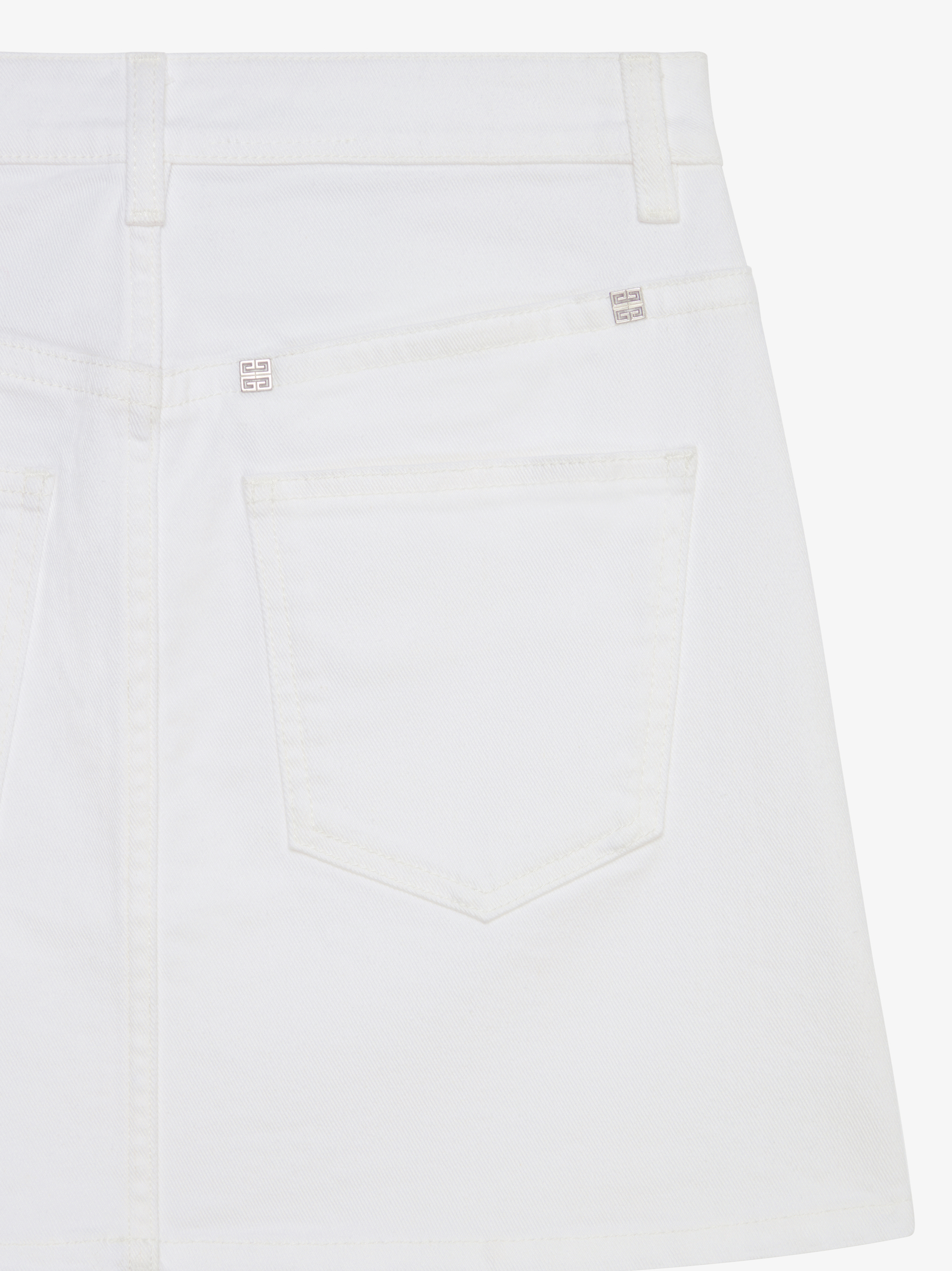 A LINE DENIM SKIRT