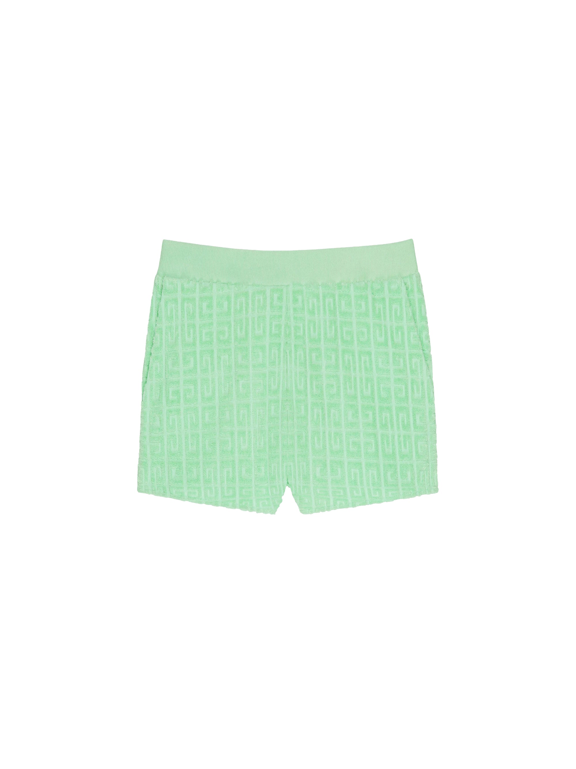 4G terry shorts - Aqua Green