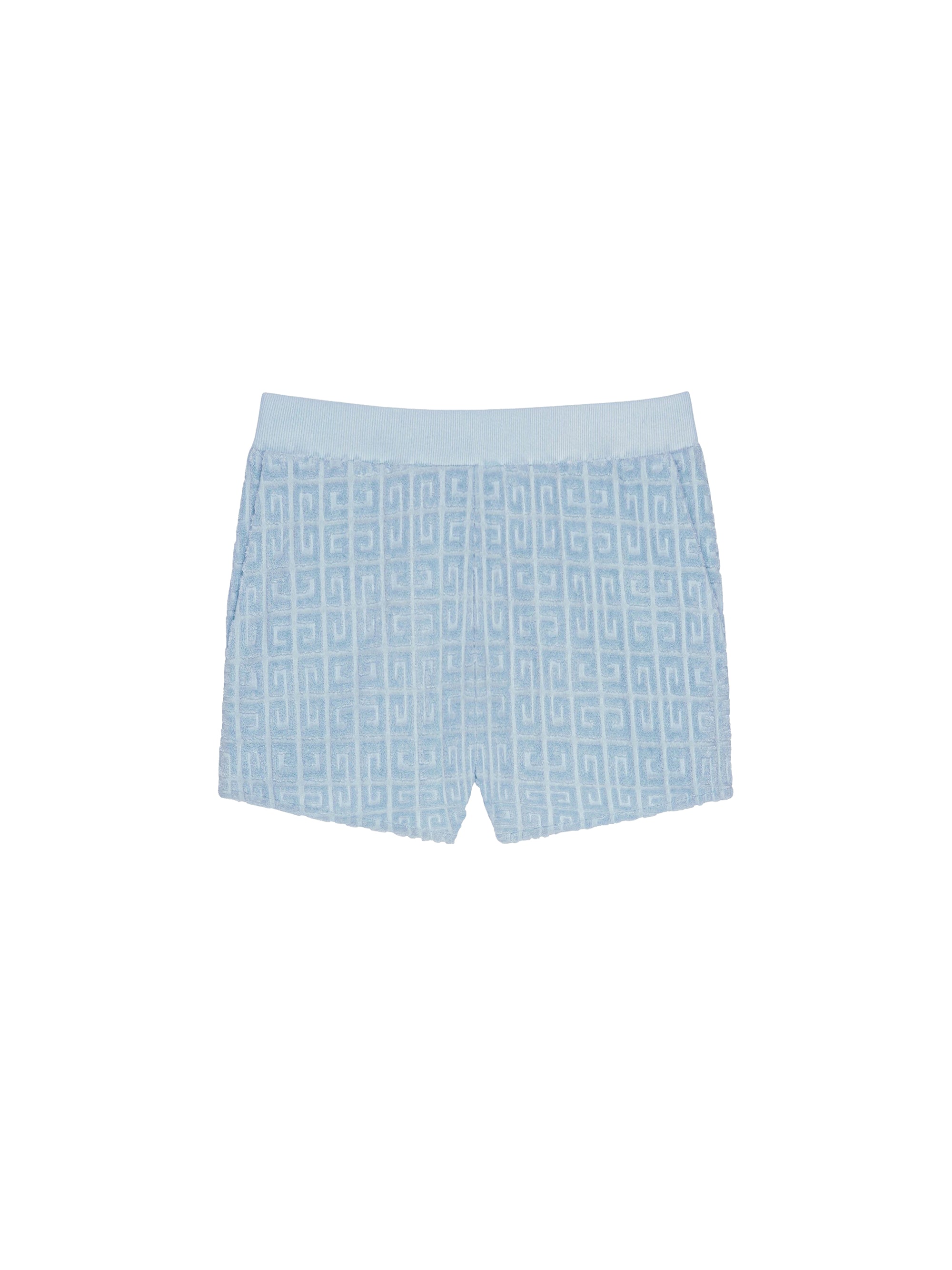 4G terry shorts - Sky Blue