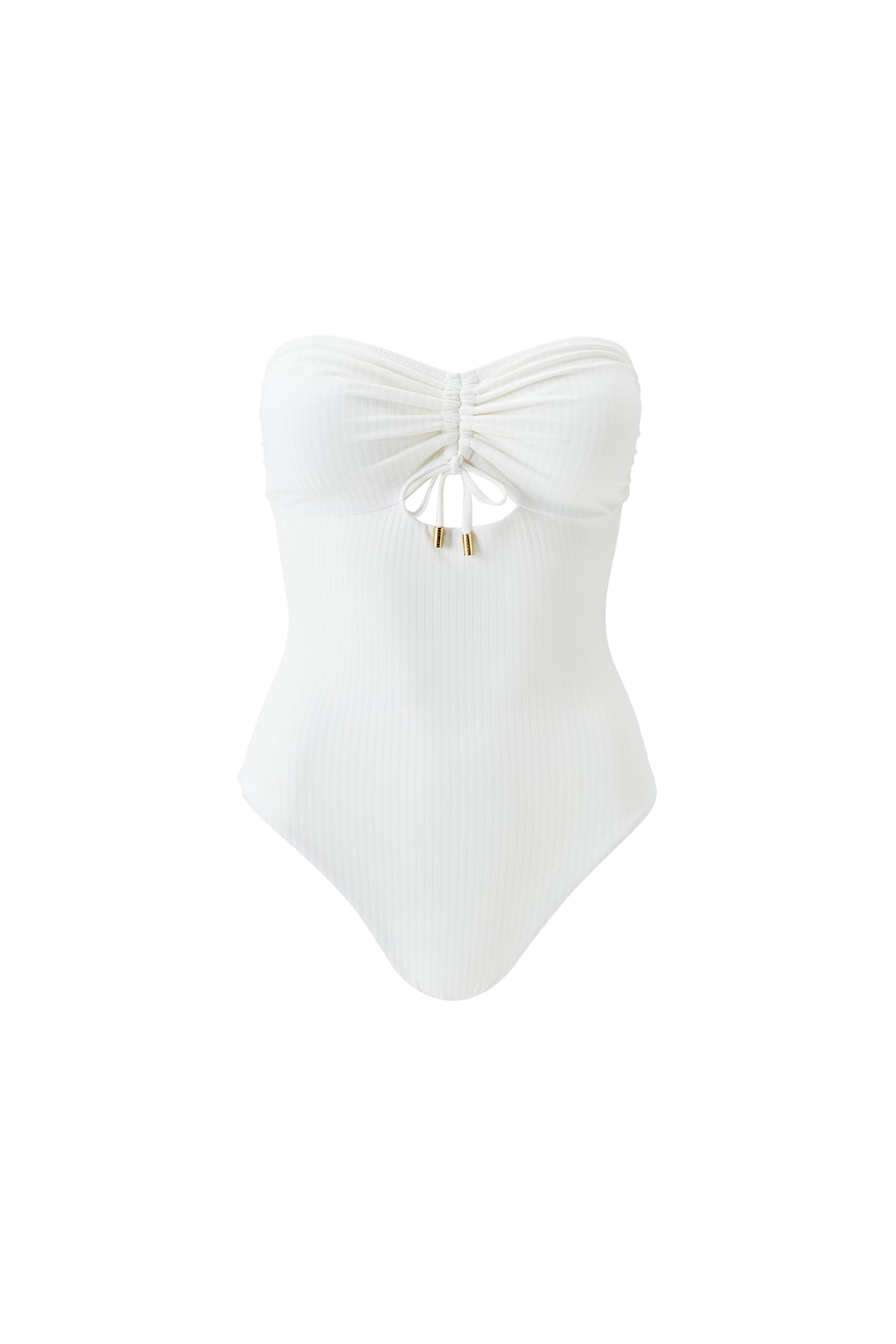 Cream Ribbed Maillot une pièce - Cream Ribbed
