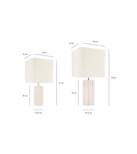 Petite lampe à poser Gioia - Vert amande et Argenté