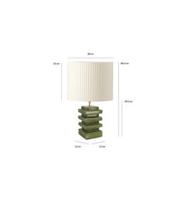 Lampe à poser Marta - Vert