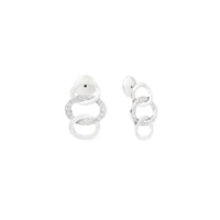 Brera Earrings in 18K White Gold & Diamond