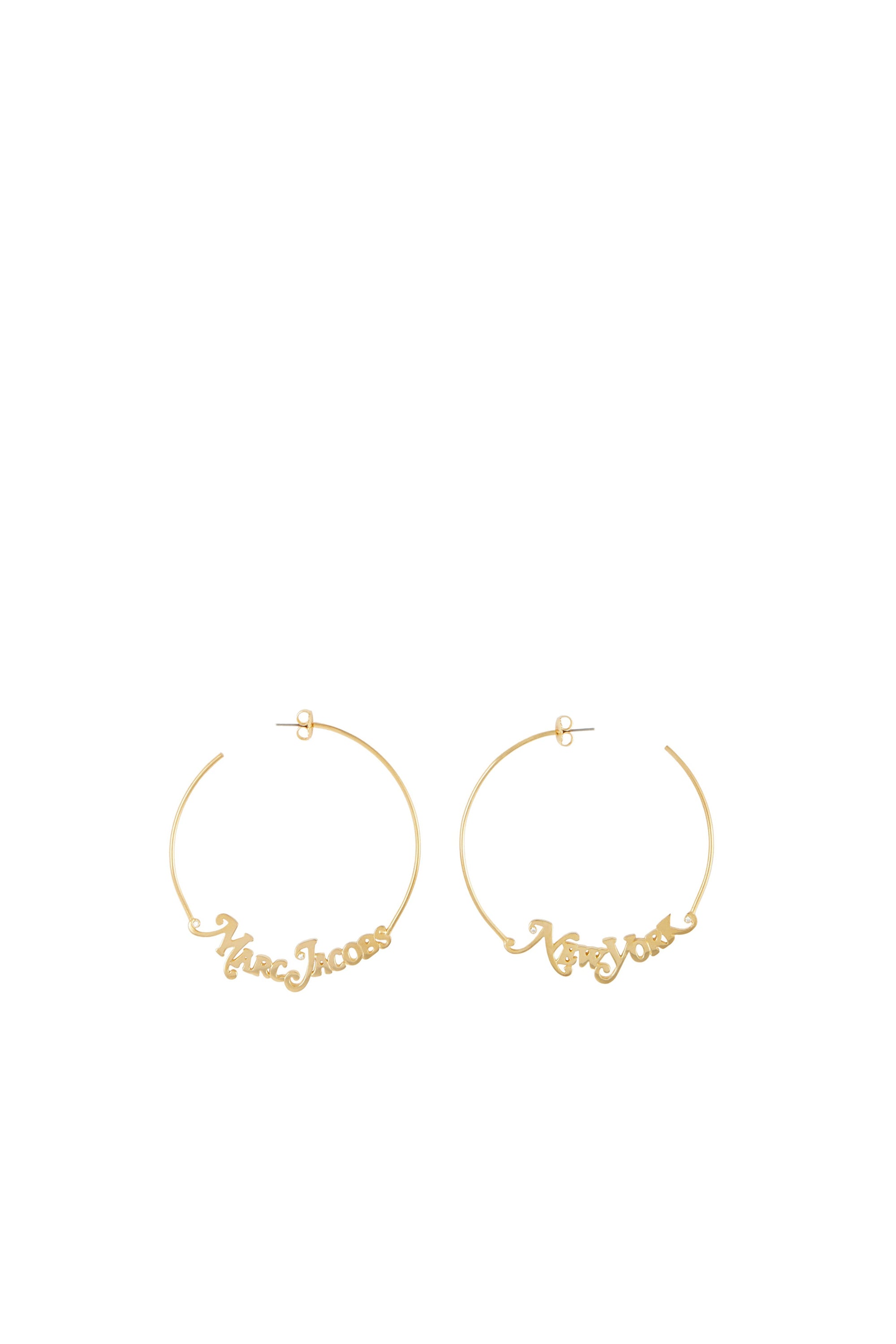 Boucles d'oreilles créoles en laiton - Gold