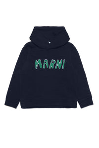 Sweat à capuche avec logo - Blue Navy