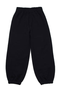 Pantalon de survêtement à taille élastiquée - Black