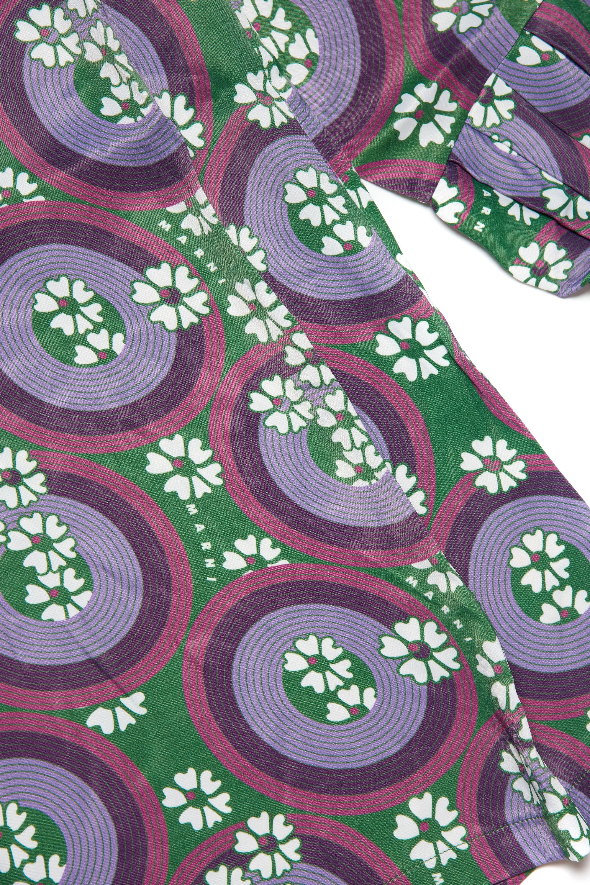 Robe à impression - Grass Green