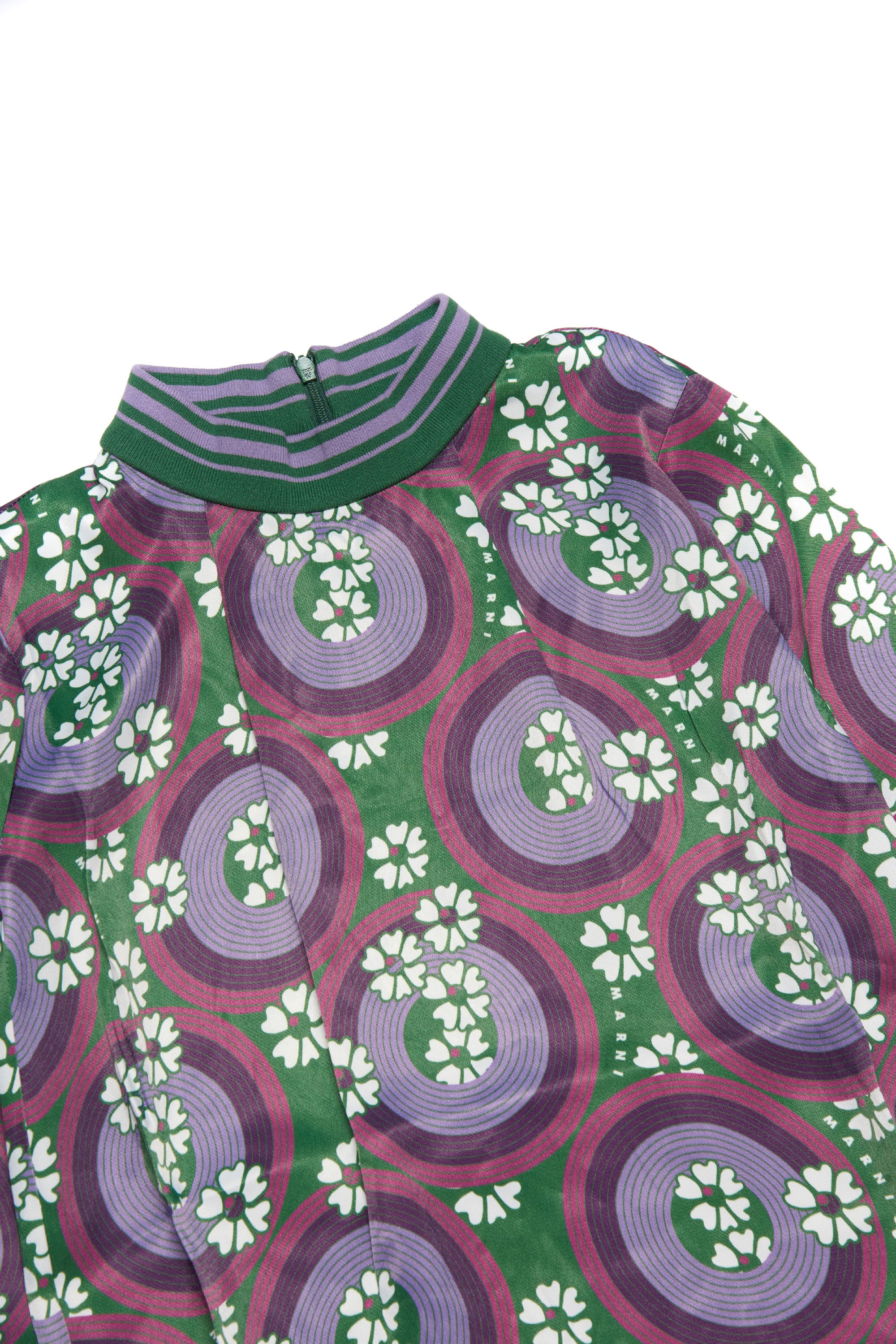 Robe à impression - Grass Green