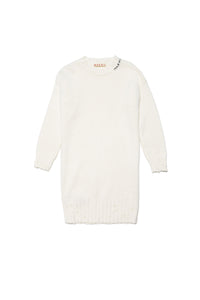 Dress with embroidery - Off White