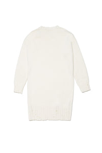 Dress with embroidery - Off White