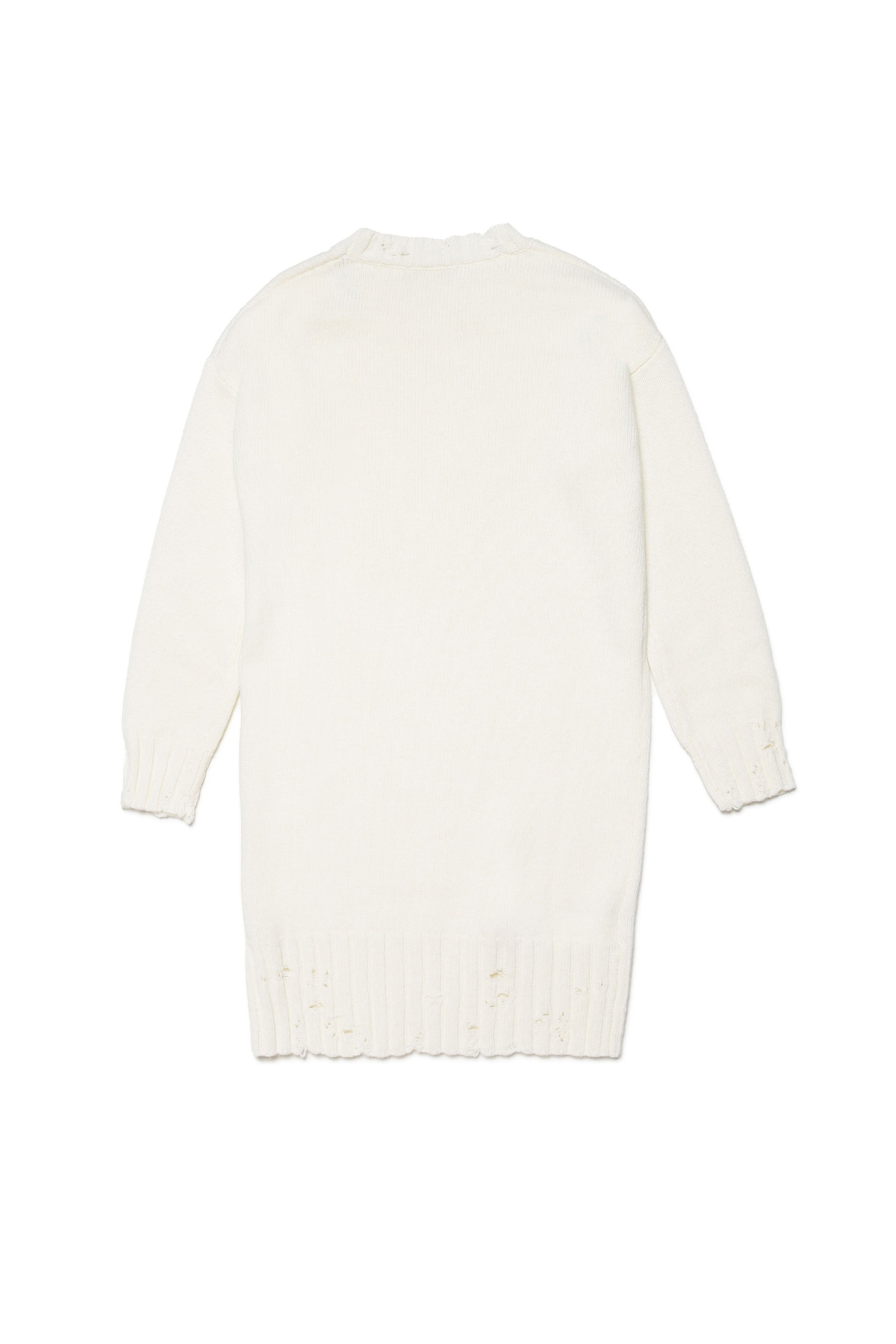 Dress with embroidery - Off White
