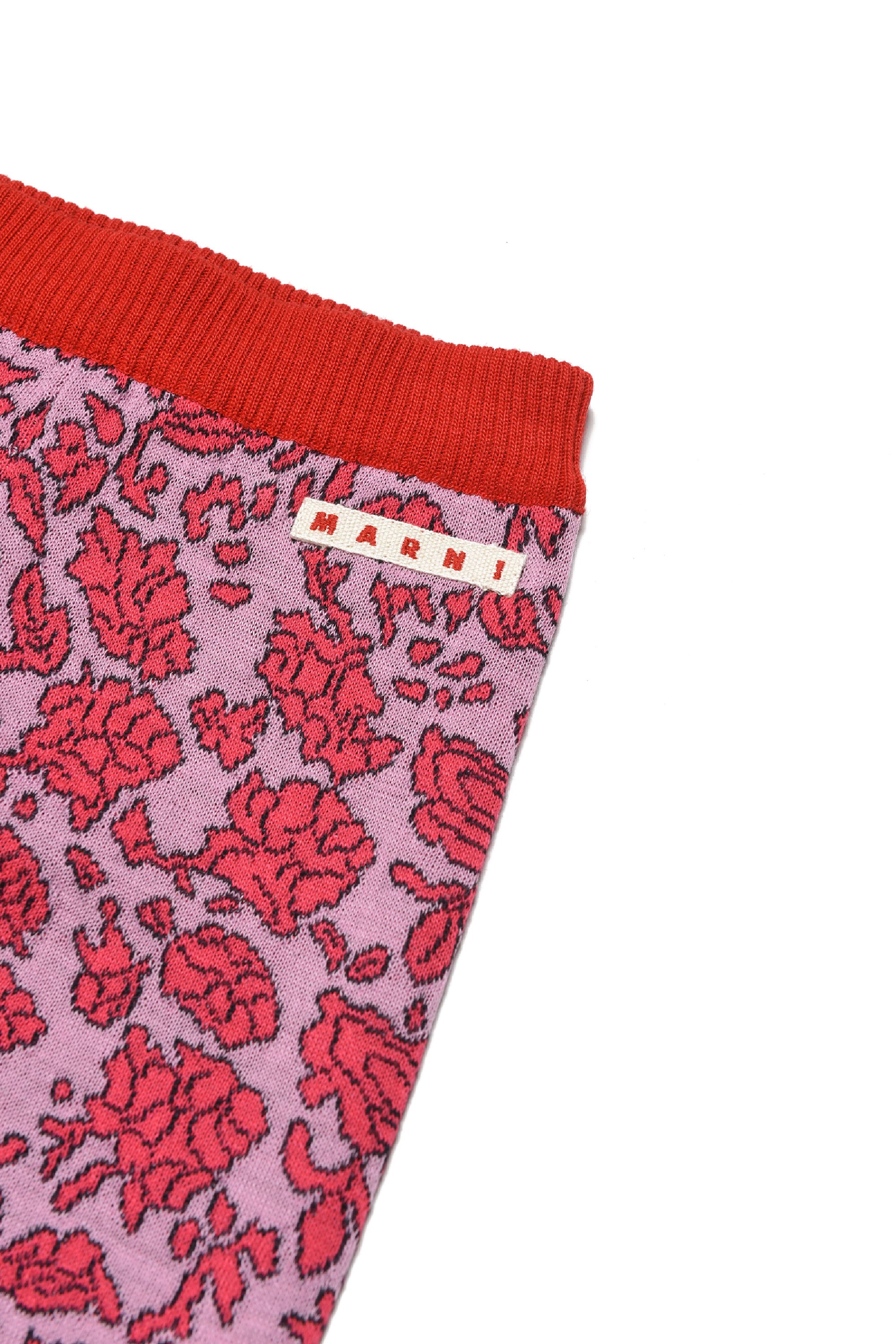 Pantalon de survêtement à imprimé jacquard en laine - Fairy Tail Pink