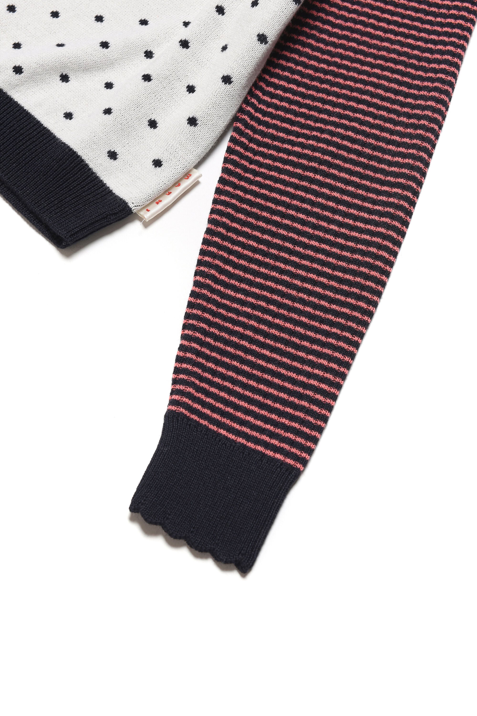 Wool print jumper - Blue Navy