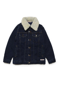 Jacket with denim pockets - Denim