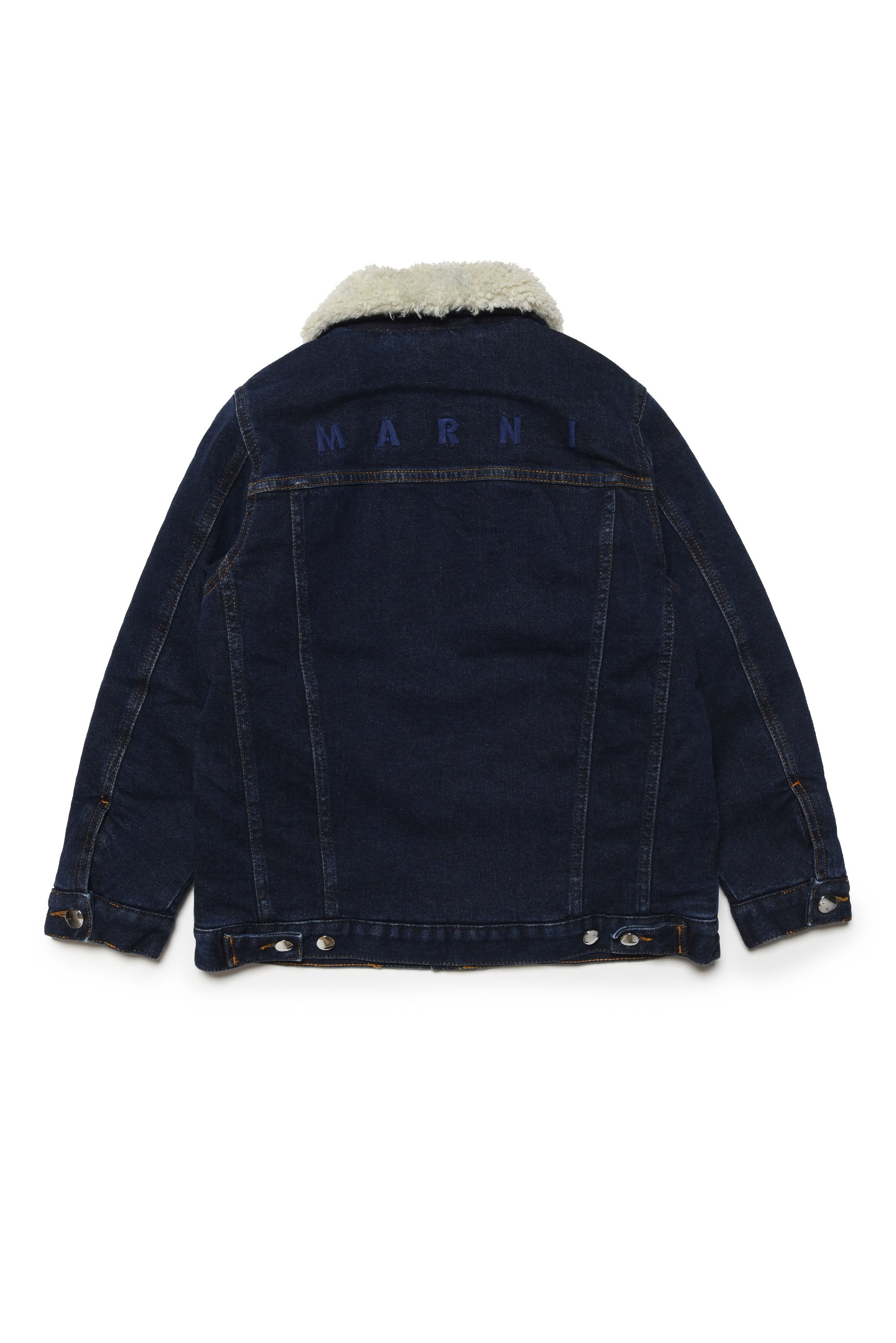 Jacket with denim pockets - Denim