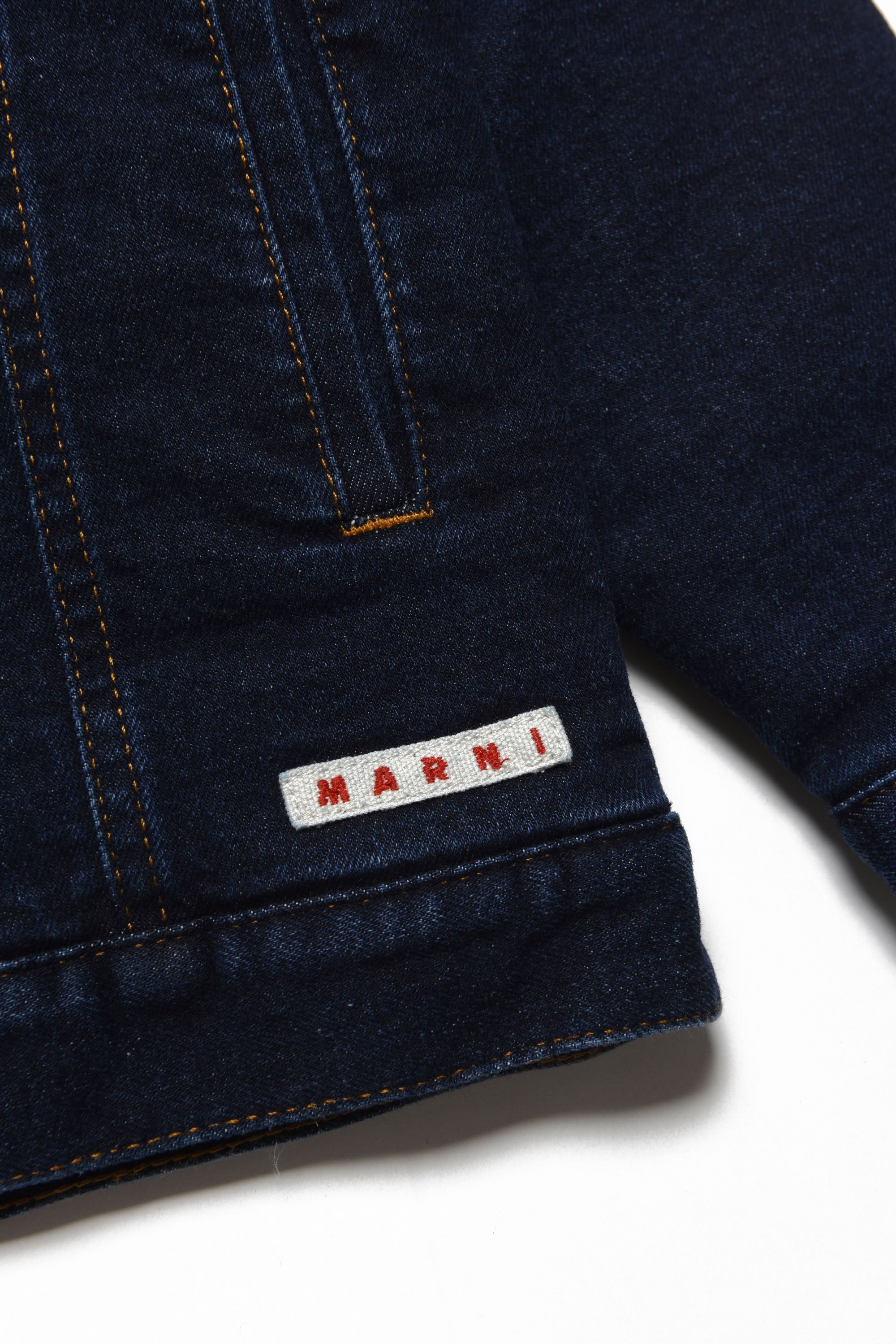 Jacket with denim pockets - Denim