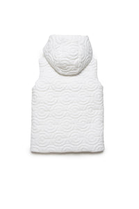 Sleeveless hooded jacket - Off White