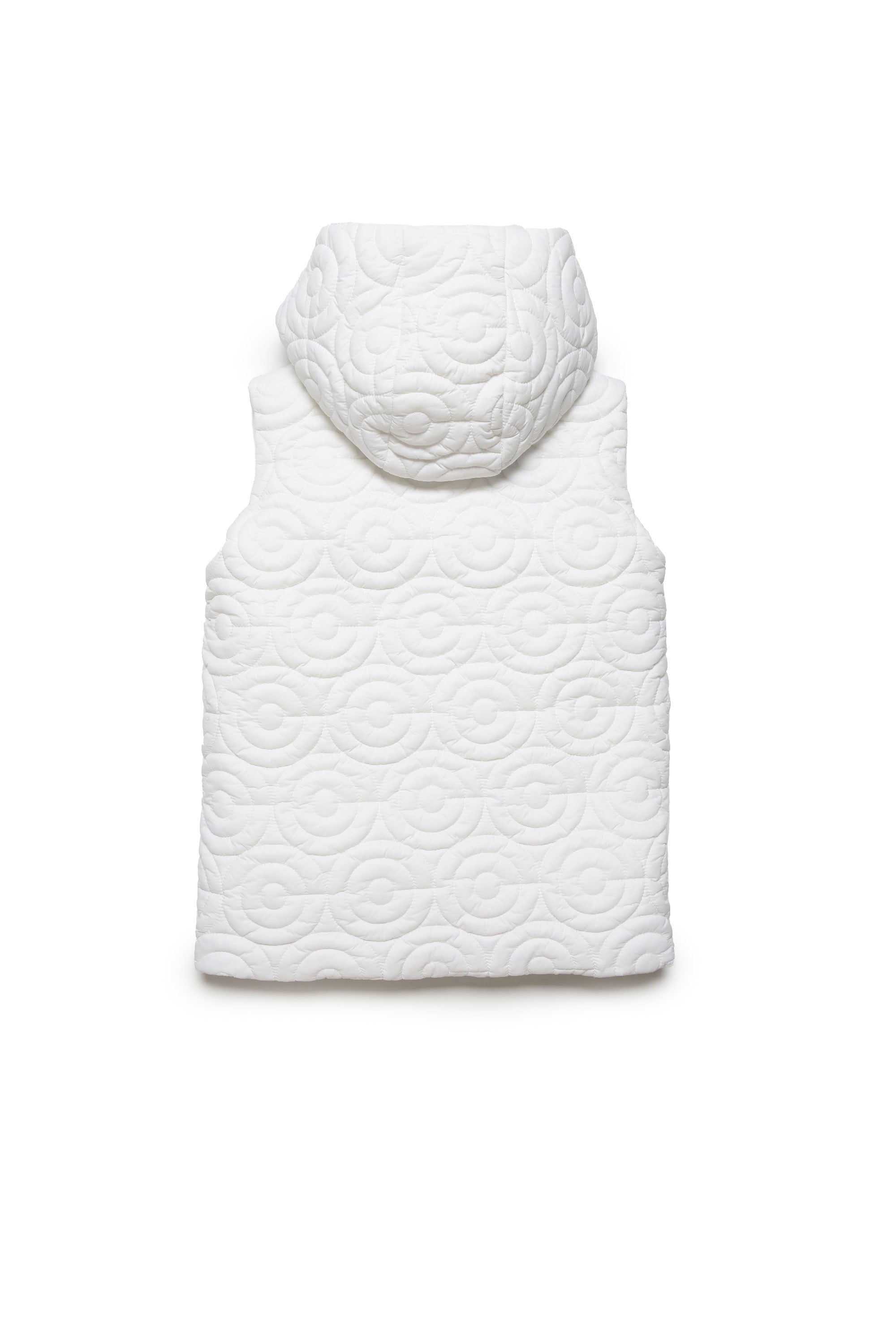 Sleeveless hooded jacket - Off White