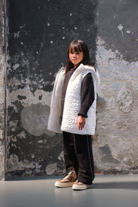 Sleeveless hooded jacket - Off White