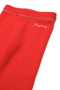 Pantalon de survêtement à taille élastiquée en laine et cahemire - Bright Red