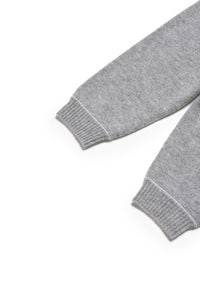 Pantalon de survêtement à taille élastiquée en laine et cahemire - Inox Gray Melange