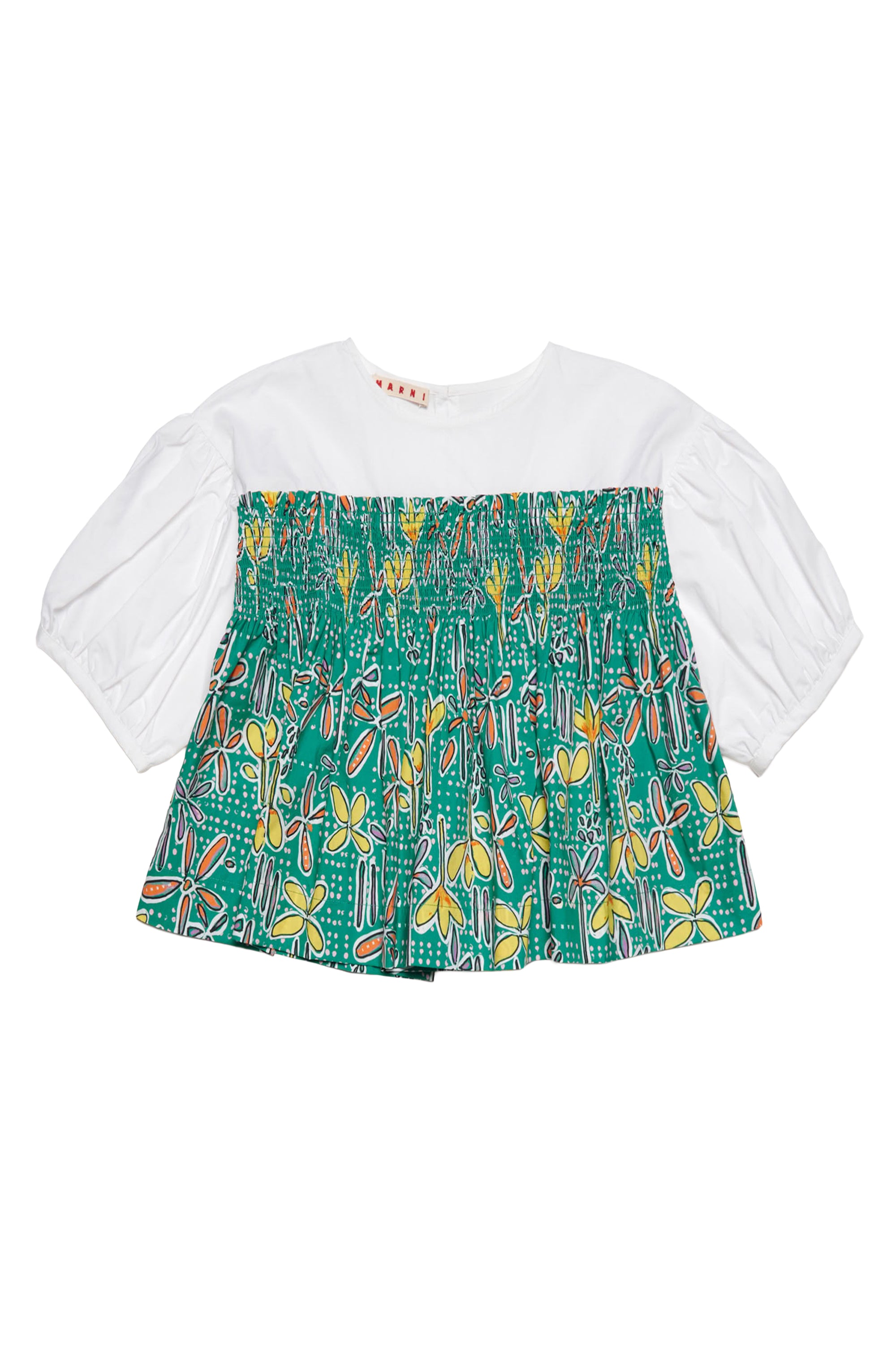Chemise à volants - Emerald Bright Green