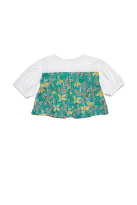 Chemise à volants - Emerald Bright Green