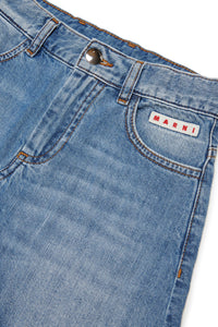 Jupe à volants en denim - Denim