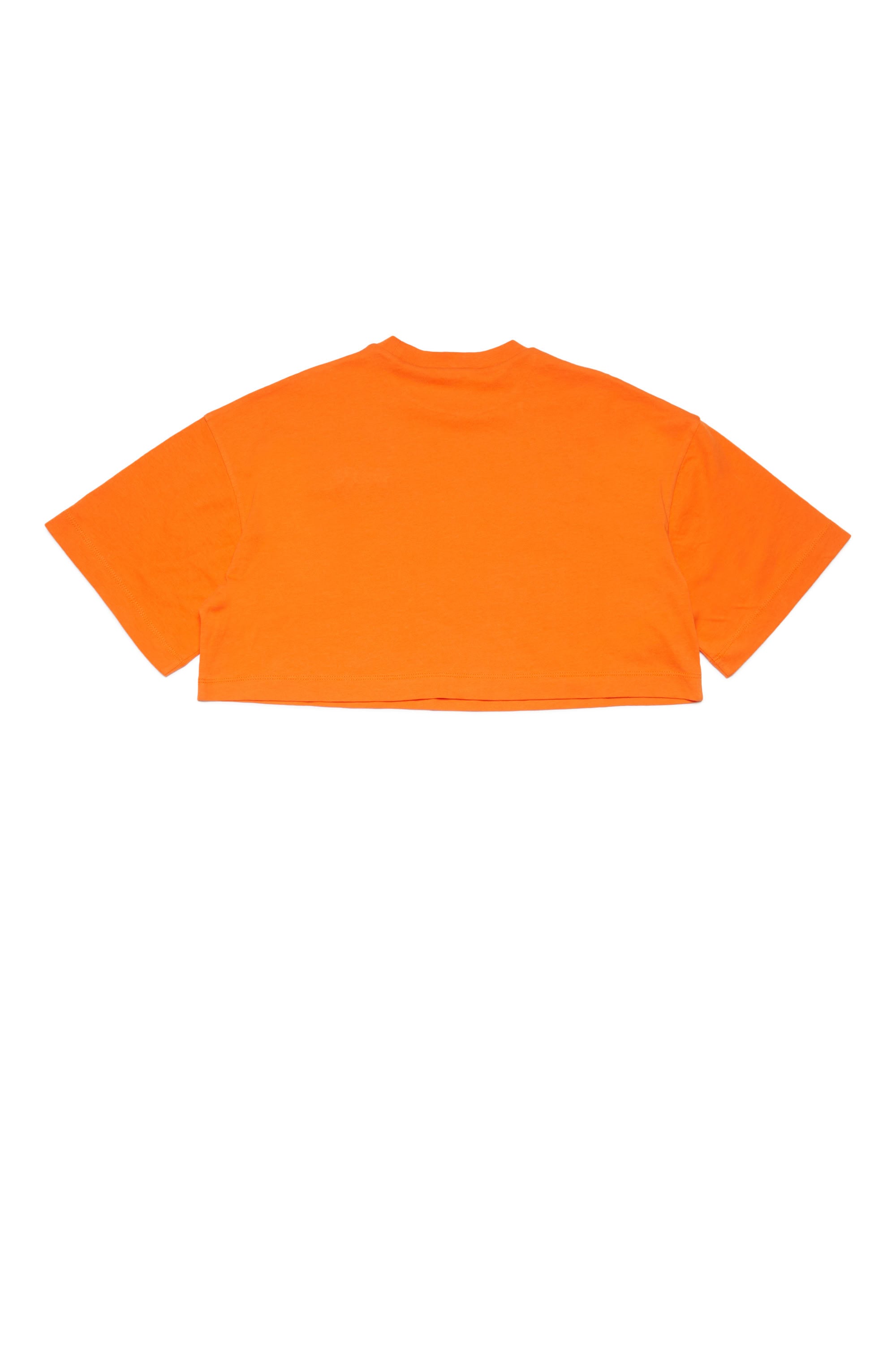 T-shirt with embroidery - Poppy Orange