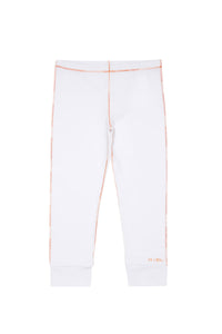 Track trousers with elasticated waistband - White