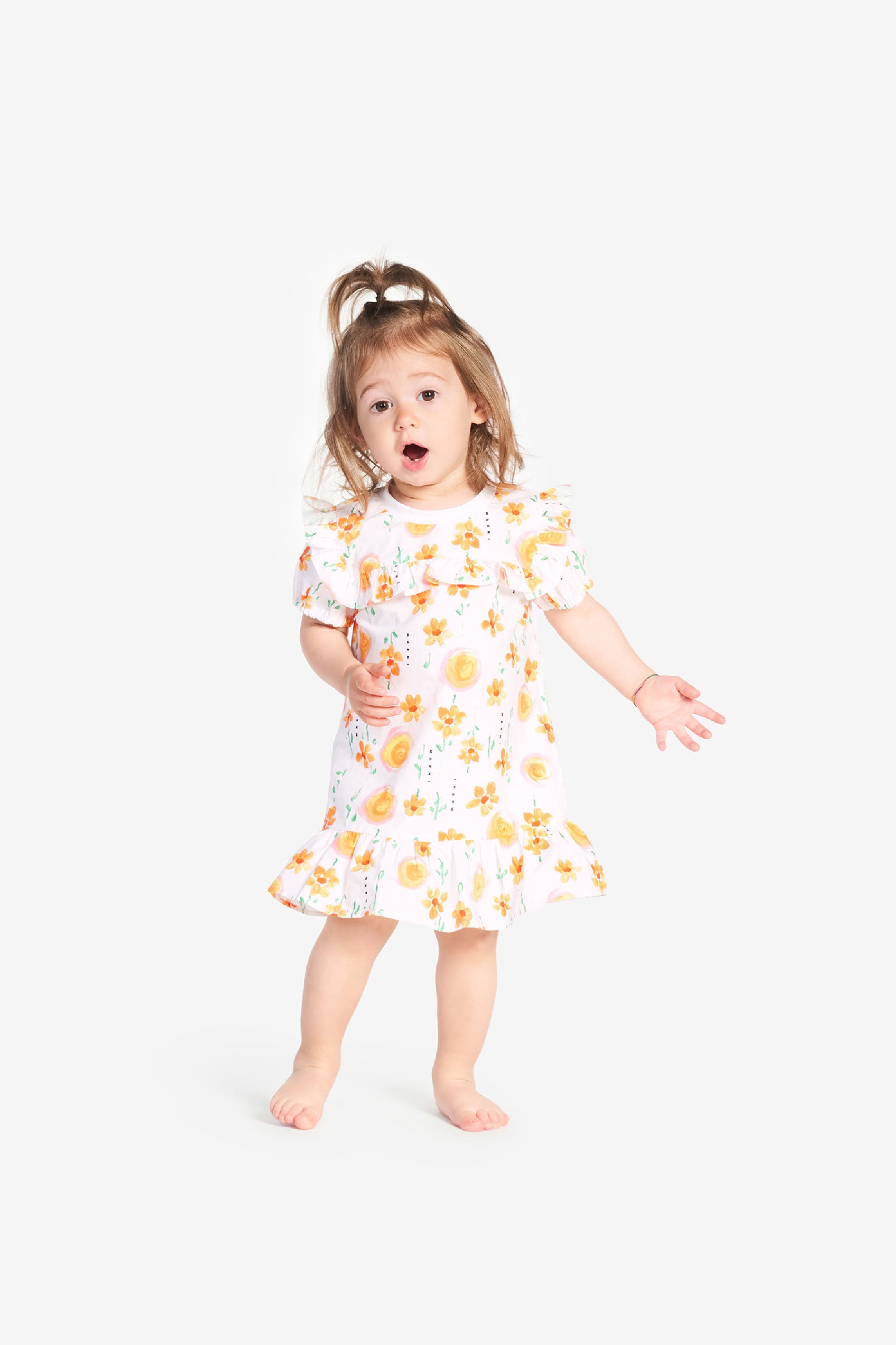 Robe à imprimé floral - White