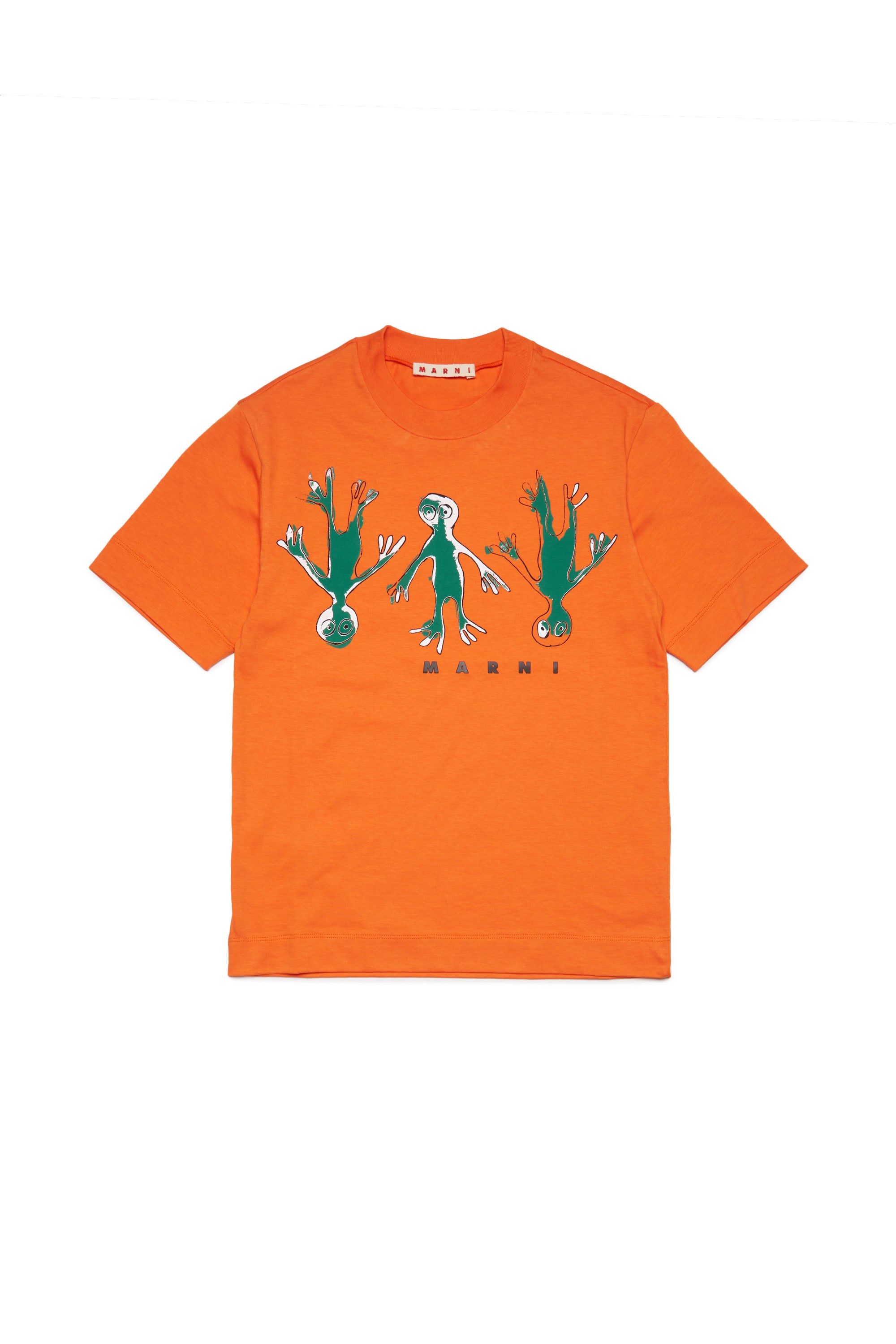 T-shirt à imprimé - Poppy Orange