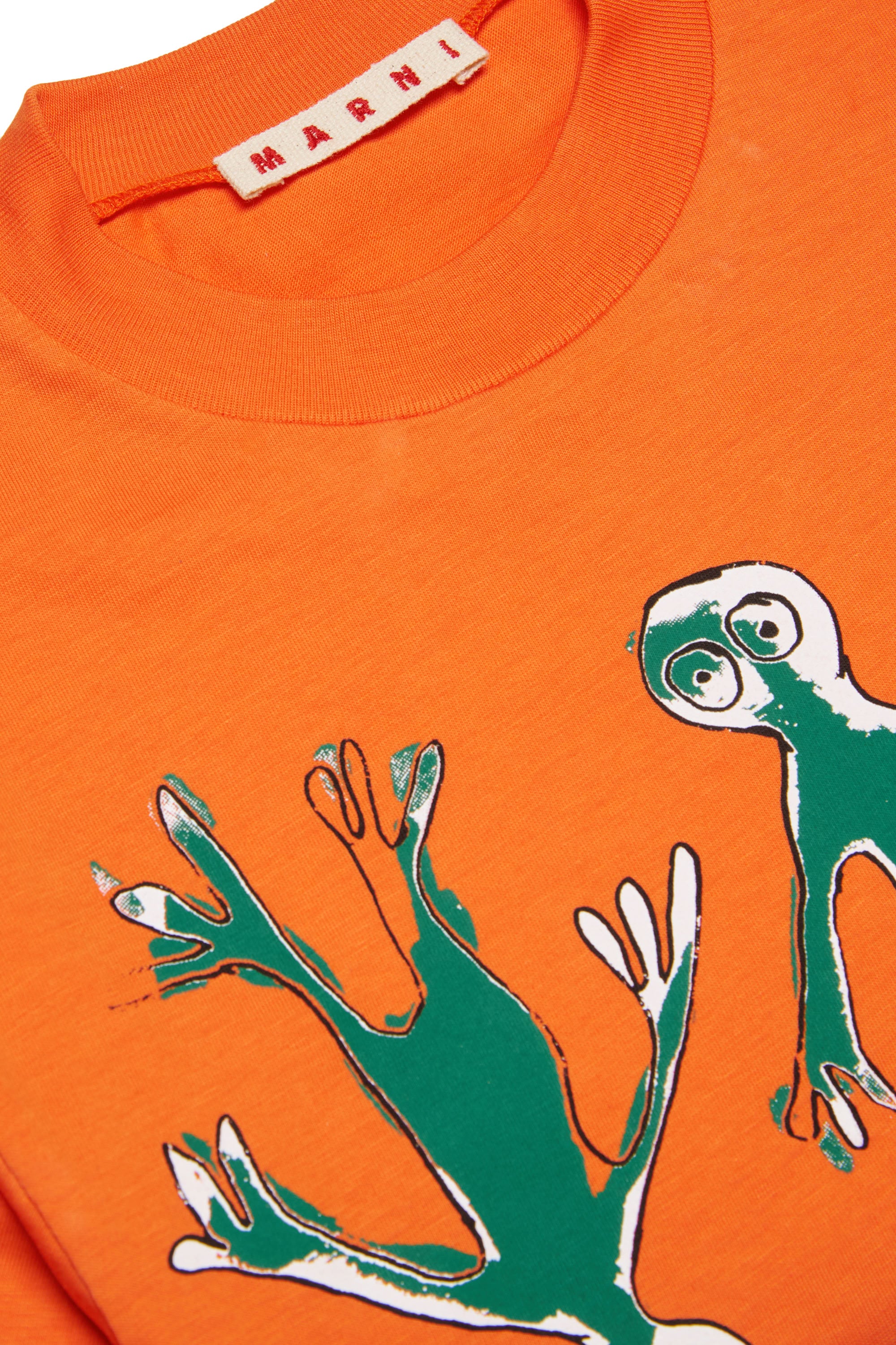 T-shirt à imprimé - Poppy Orange