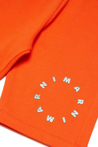 Short à taille élastiquée - Poppy Orange