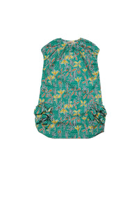 Sleeveless dress - Emerald Bright Green