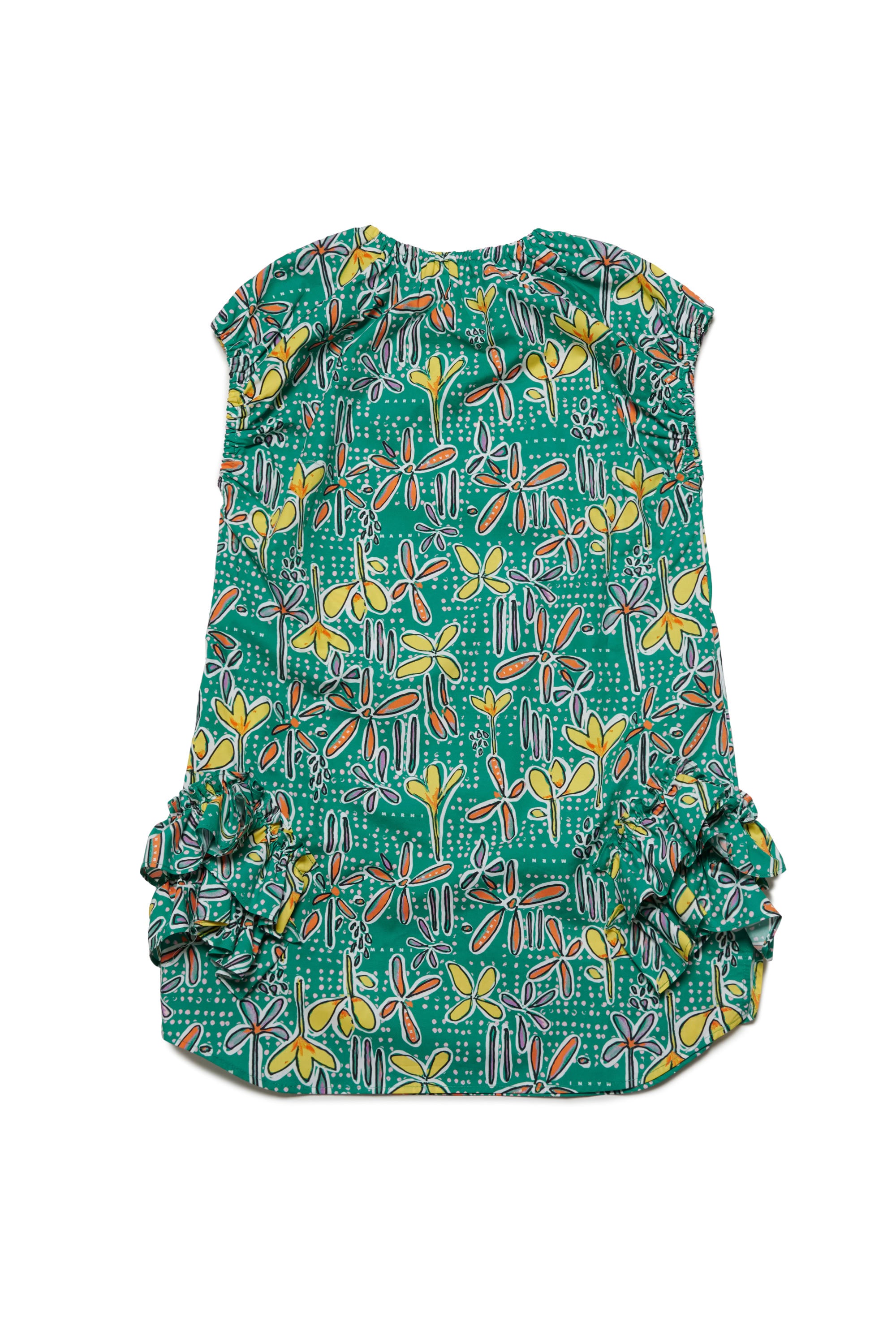 Sleeveless dress - Emerald Bright Green