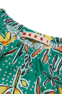 Sleeveless dress - Emerald Bright Green