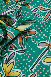 Sleeveless dress - Emerald Bright Green