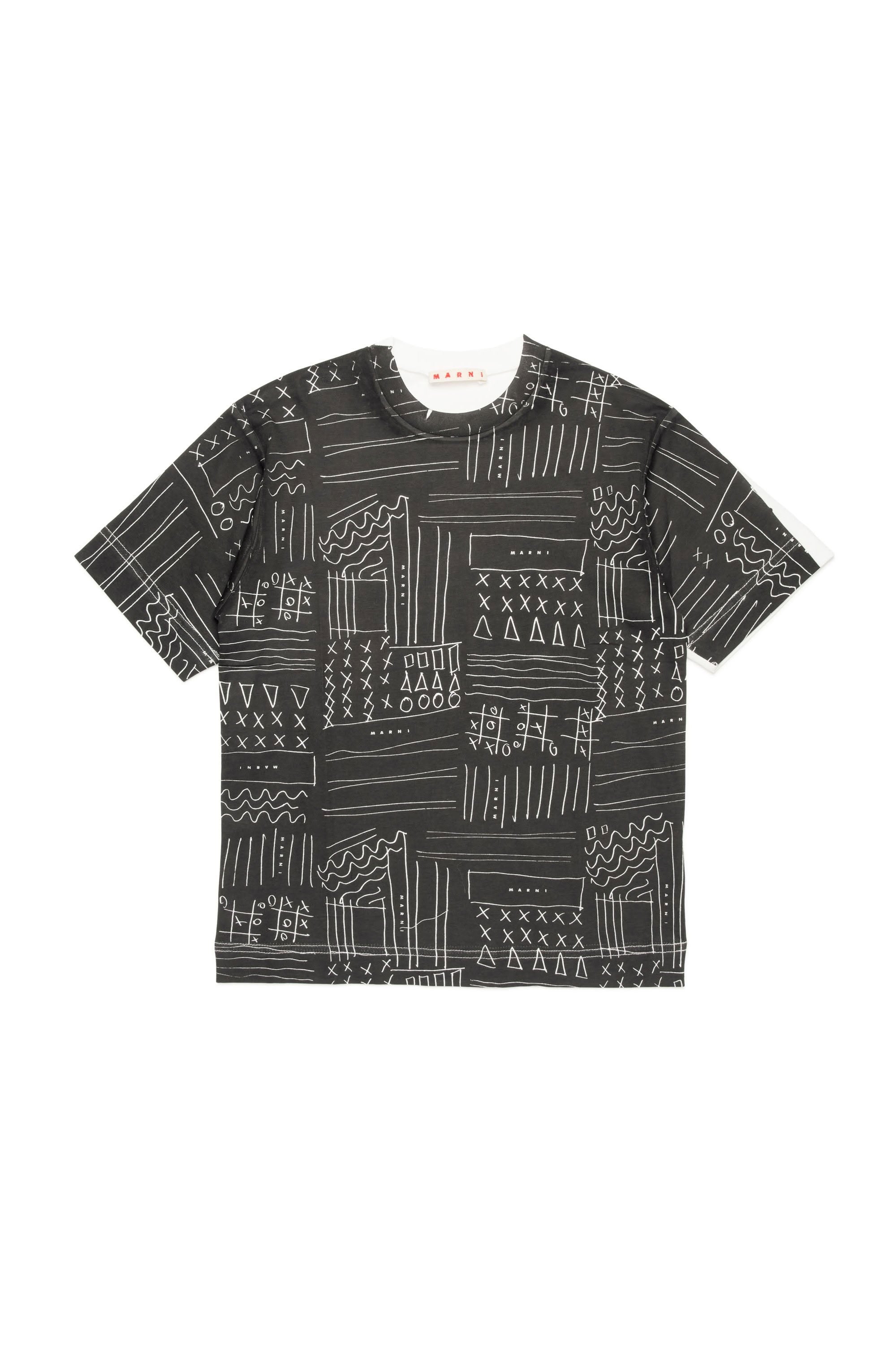Print T-shirt - Black