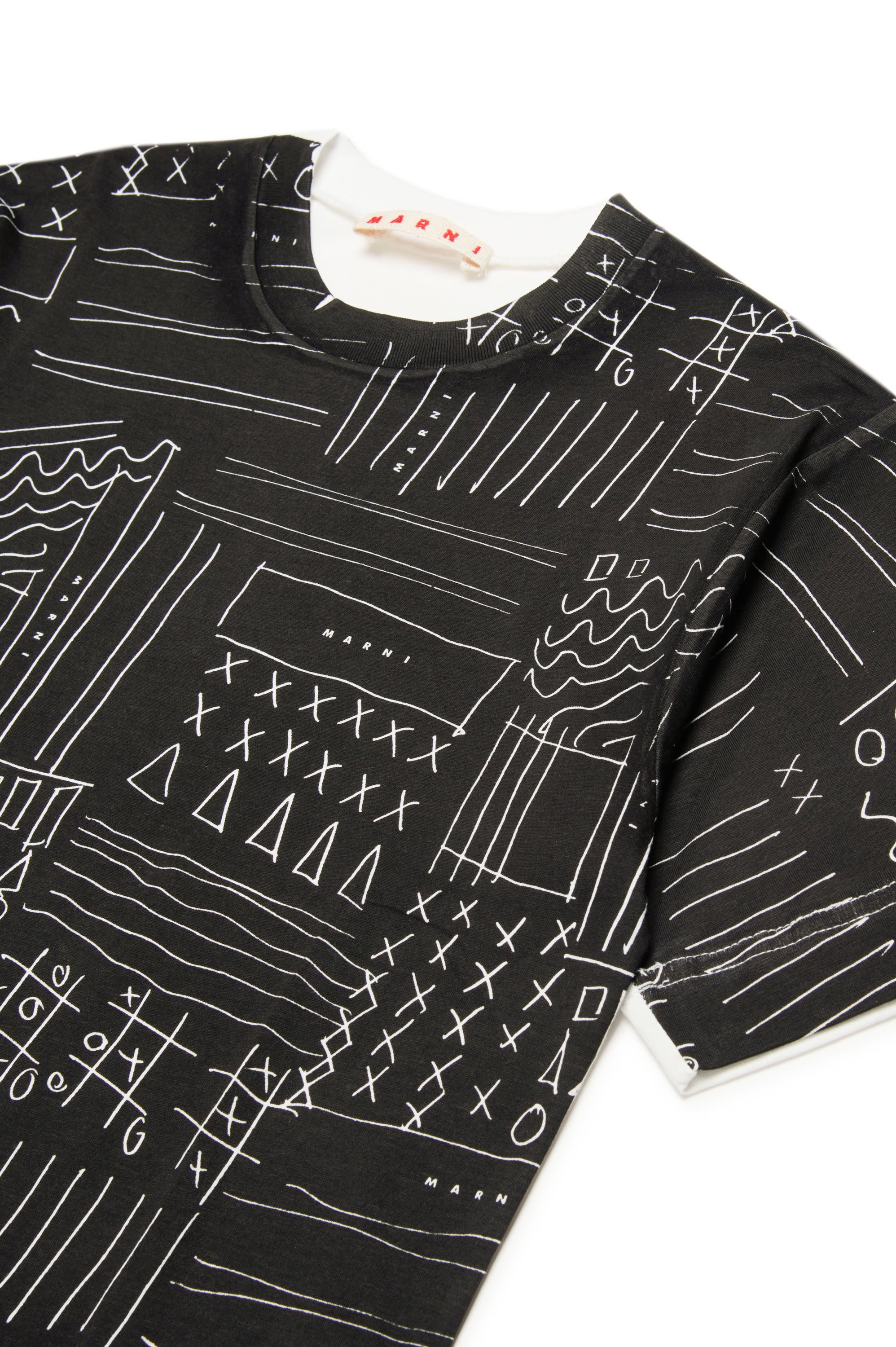 Print T-shirt - Black