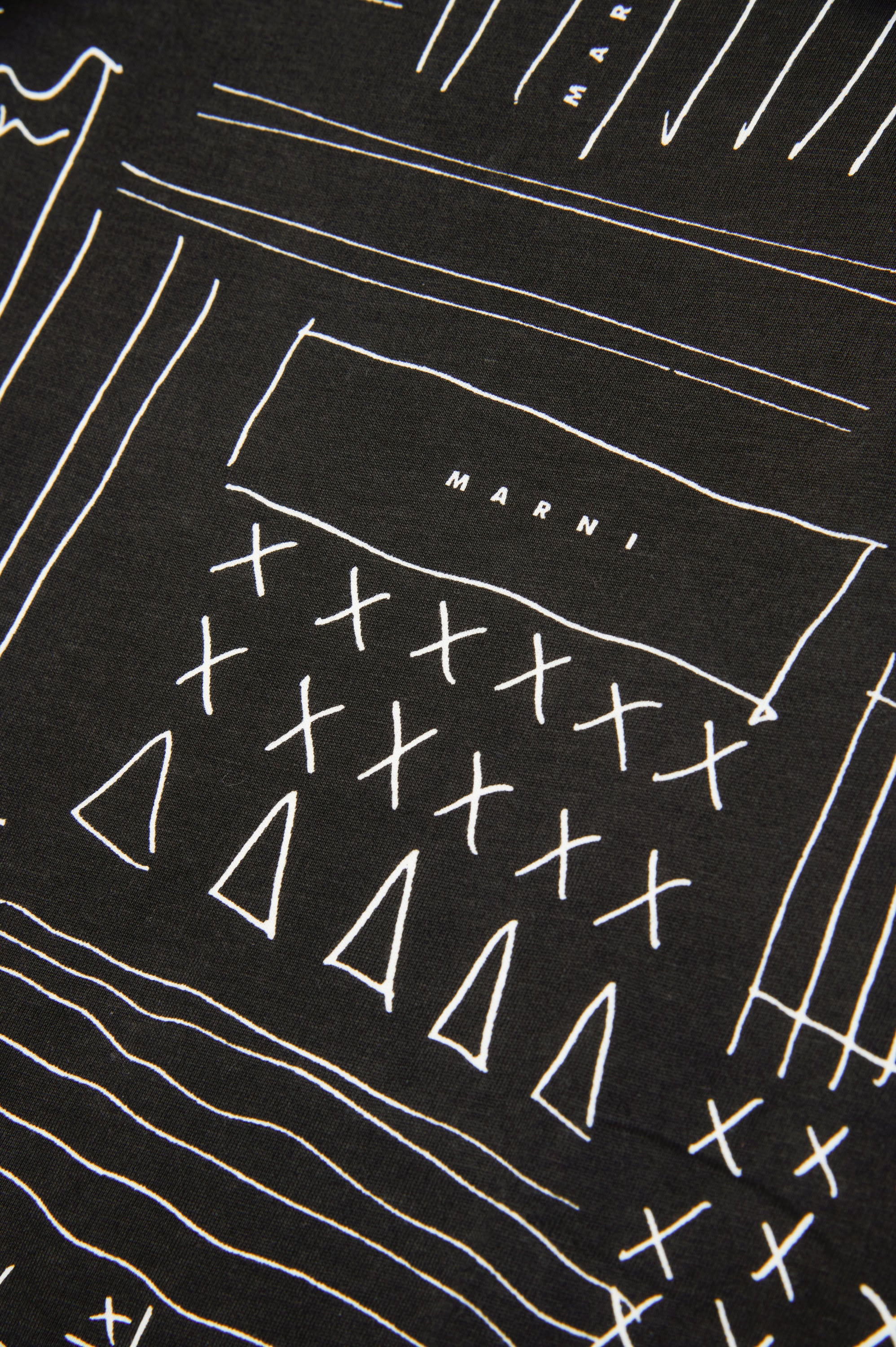Print T-shirt - Black