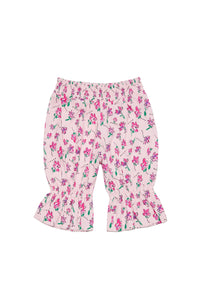 Floral print trousers - Light Candy Pink