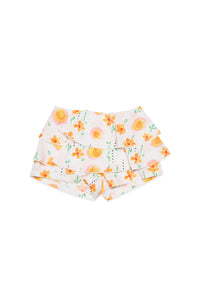 Short à imprimé floral - White