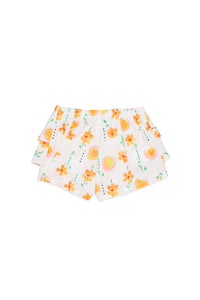Short à imprimé floral - White